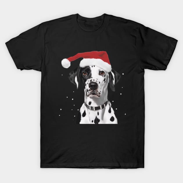 Dalmatian Christmas T-Shirt by CS77